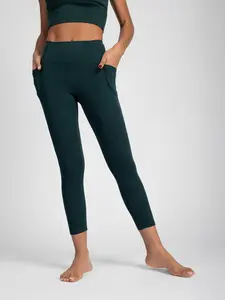 PlantTec™ Organic Crop/Petite Leggings | Monstera