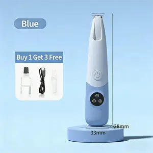 Summervibes petlovers Rechargeable Pet Hair Trimmer Kit, Pet Paw Trimmer, Cordless Quiet Dog Trimmer for Grooming with LED Light, Small Dog Grooming Clippers for Dogs & Cats, Pet Grooming Tool,Waterproof, low noise pet shaver