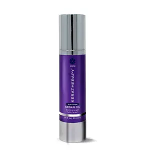 KERATHERAPY Argan Oil - Keratin-Infused Formula for Faster Blow Dry, Eliminates Frizz & Fly-Aways, Adds Hydration Without Weight, Shiny & Smoother Hair