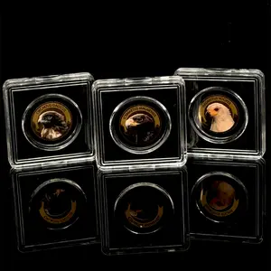 Republic of Chad Birds of Prey 999 Gold Mini Coin Set
