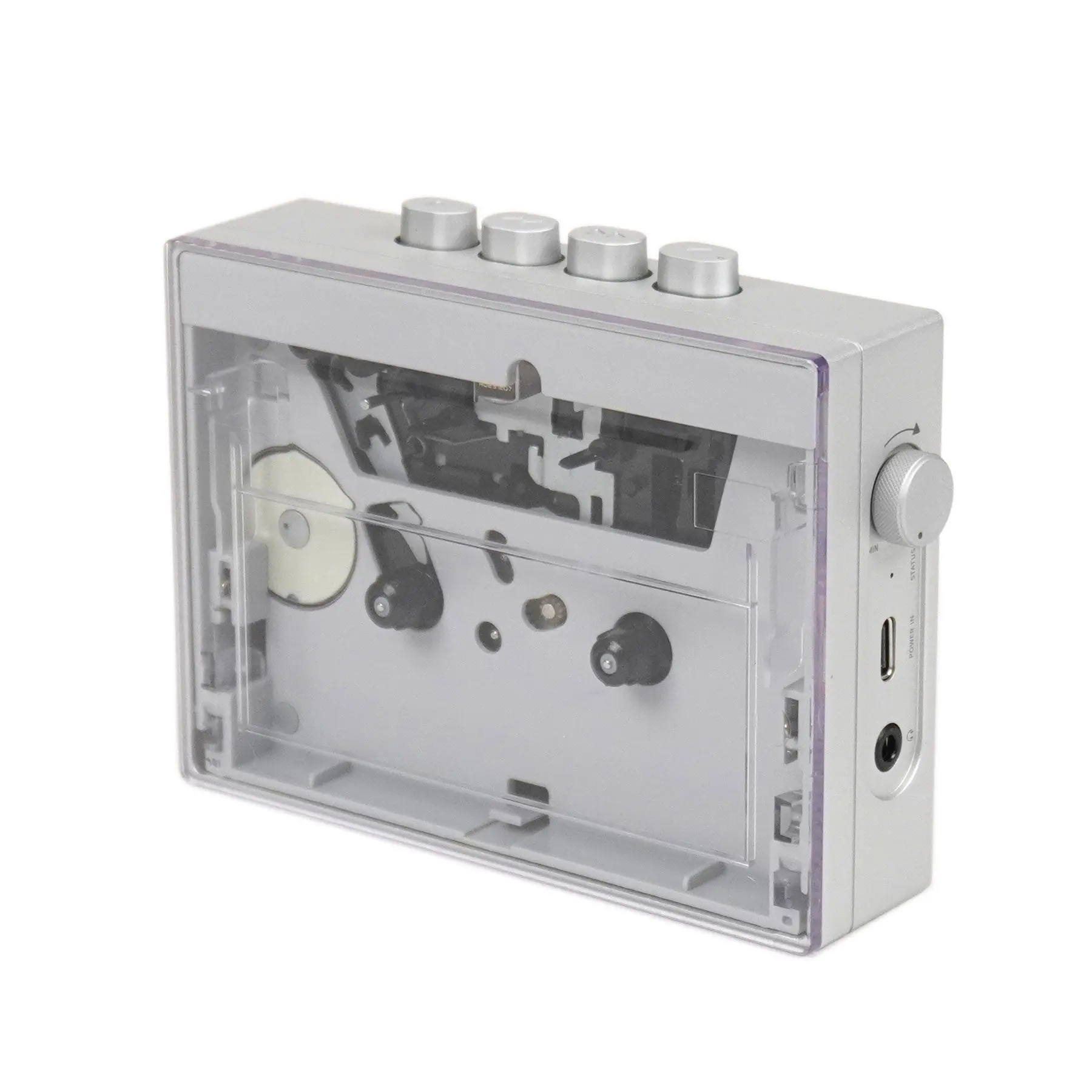 FiiO CP13 Portable Audio Cassette Tape Player - Transparent Cassette Tape Recorder with Charging Function, Compact Music Player