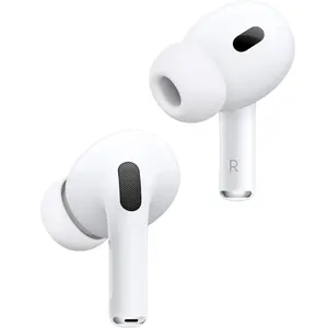 Apple AirPods Pro (2nd Generation) Wireless Ear Buds with USB-C Charging, Up to 2X More Active Noise Cancelling Bluetooth Headphones, Transparency Mode, Adaptive Audio, Personalized Spatial Audio Chargeable Headset