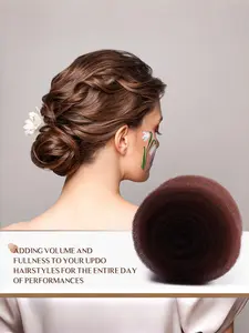 Hair Accessory Set for Updos, Halo Fillers and Hair Clips, Hass Sponge, Hair Pad, Hair Ring, Volume Boost Tool, Hair Rollers