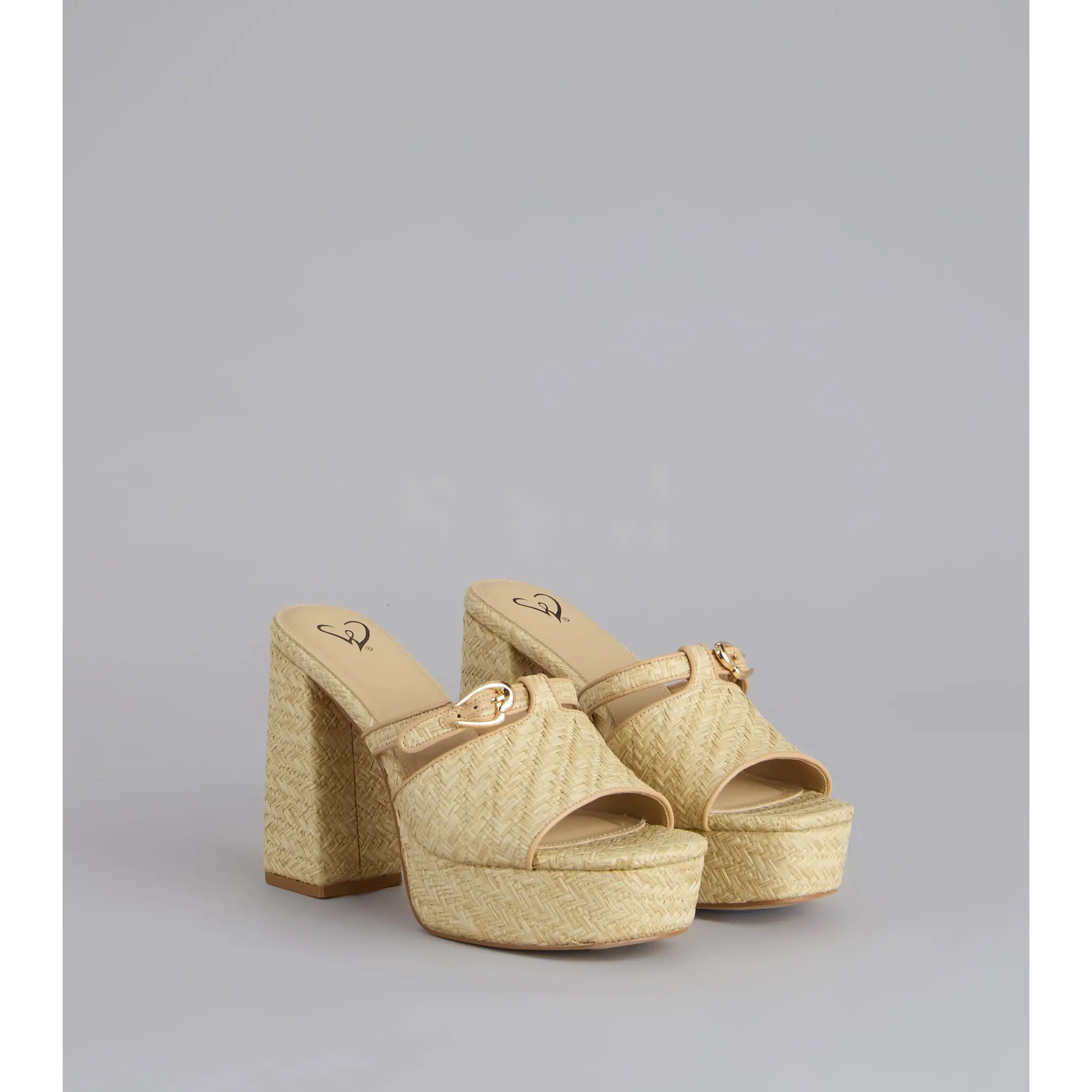 Perfect Plus One Platform Mules