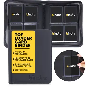 Top Loader 4 Pocket Binder | Holds 112 Toploader Cards