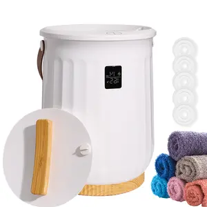 Large Towel Warmer Bucket with Handle, Fast Heating & Auto-Shutoff - Spa-Grade Comfort, Ideal for Beauty Salon/Home/Housewarming Gift