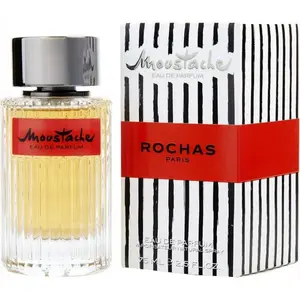 Rochas Moustache Men's Aromatic Fragrance EDP, 2.5 fl oz Bergamot Mix Formula, New Boxed, Boxed Men's Fragrance, Jasmine Men's Fragrance