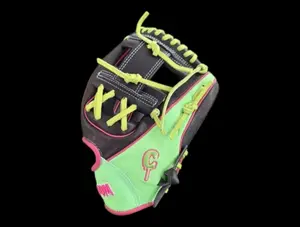 Custom Color Flair 11.5” I-Web Lime Pink Black Baseball Glove