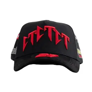 Barbas Hats CT Racing – Urban Racing Snapback Cap with Premium 3D Embroidery, Chrome Detailing, and Luxury Streetwear Design Inspired by Motorsport Culture, Unisex Fit for Men and Women