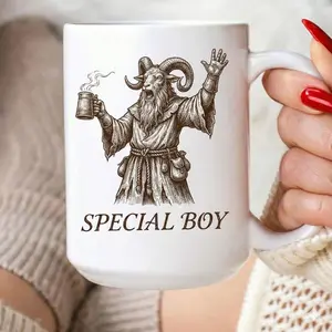 Dungeon Crawler Carl Inspired Mug,Prepotente Mommy's Special Boy cup,Funny Goat Character Mug, Bookish Merch,LitRPG Sci Fi Fan Gift