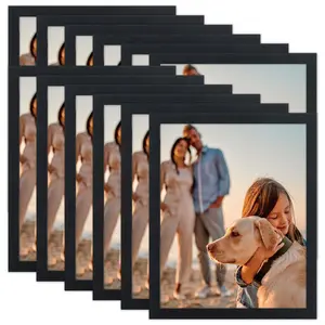 12 Pack 8x10 Wood Picture Frame Set Create Your Perfect Gallery Wall Decor Photo Wooden rectangle modern photo frames