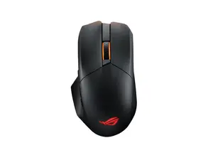 Asus ROG Chakram X Origin Gaming Mouse, Tri-mode connectivity (2.4GHz RF, Bluetooth, Wired), 36000 DPI sensor, 11 programmable buttons, Detachable joystick, Paracord cable, Black