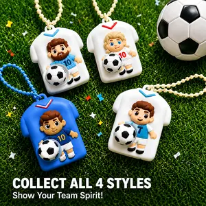 Soccer Jersey Squishy Keychain Pop-Out Soccer Ball Squeeze Toy Charm for Backpack Handbag & Keys Cute Stress Relief Gift for Football Fans cuban link chain Adjustable Heart Rate Couples Bracelet Set