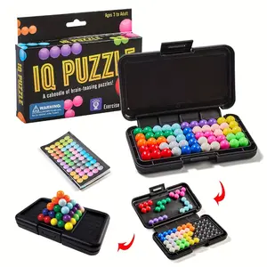 3D Pyramid Puzzle Game Set, Iq Intelligence Challenge, Logic Space Thinking Training Toy, Interactive Battle Game, Fun Birthday Gift, Challenging Puzzles