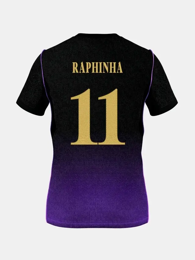Unisex Collectible Sports Apparel Raphinha 2026-2027 Away Player Jersey purple - Spain League