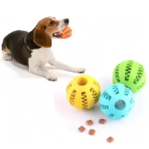 Interactive Dog Toy Ball, Pet Food Feeder, Durable Dog Chew Toy Ball, Dog Teething Toy, Pet Treat Dispenser Ball, Dog Teeth Cleaning Ball, Interactive Training Ball
