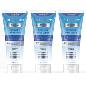 TrueRelief Organic Folliculitis Cream 120g – Soothes Irritated Skin – Helps Reduce Folliculitis Discomfort, Daily, Gentle Soothing