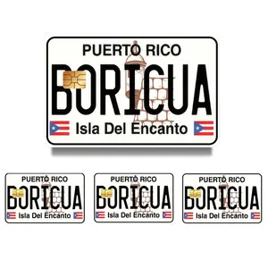 Puerto Rico Flag Pattern Credit Card Skin Sticker, Ultra-thin Waterproof Scratch Resistant Card Skin Sticker, Personalized Bank Card Decorative Sticker, Durable Adhesive Stickers with Unique Card Design