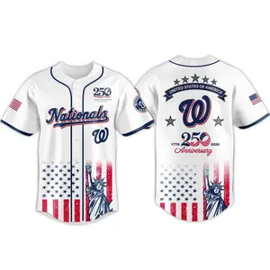 2026 Baseball Team America’s 250th Anniversary Jersey