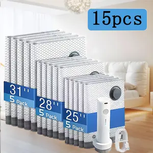 Vacuum Packing Pump Storage Bags-Rechargeable Wireless Pump Travel Storage Bags Set - 15 Pack Portable Space Saver Bags for Travel & Home - Vacuum Compression Packing Seal for Clothes, Blankets,Seasonal Storage Zipper Pouches Durable Lightweight Organizer