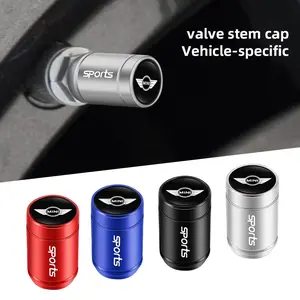 4pcs Aluminum Alloy Styling Car Wheel Tire Air Valve Caps For MINI One Cooper JCW Countryman Clubman Cabrio Paceman Coupe Roadster Clubvan