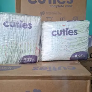 Cuties Complete Care 2 Packs of Size 4 Diapers Cuties 50 Count Wow Super Deal $5 Complete Care Diapers