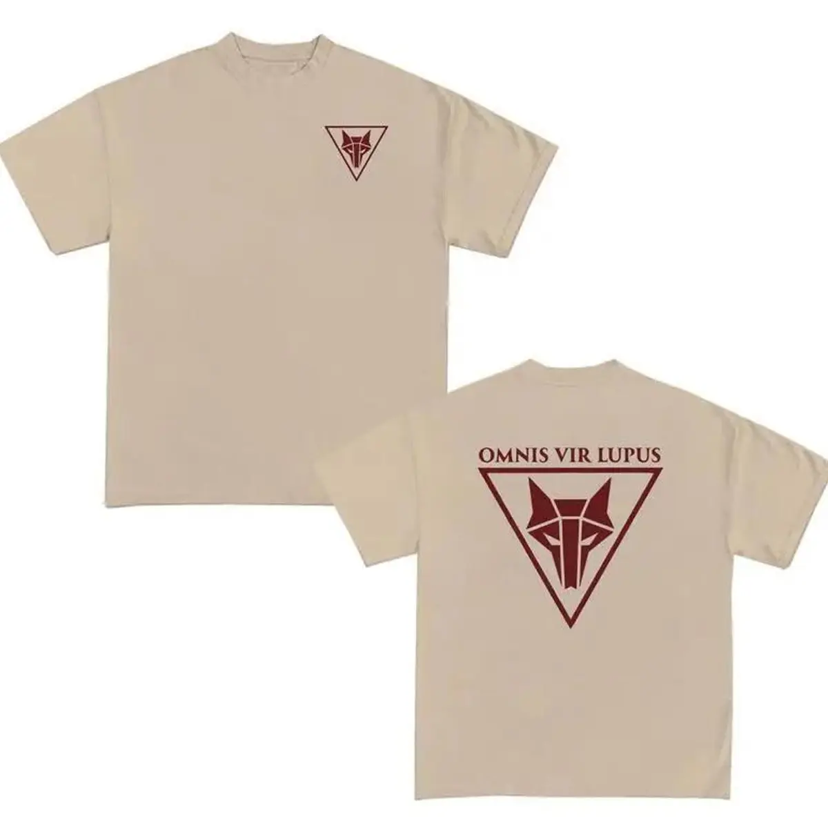 The Howler T-Shirt – Red Rising Fan Tee, Omnis Vir Lupus Quote, Wolf Symbol Bookish Gift for Sci-Fi Readers