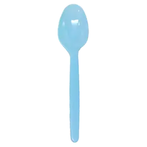 [1,000 ct] PS Plastic Heavy Weight Tea Spoons, Blue