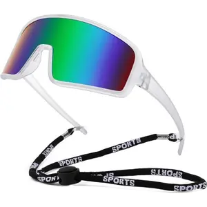 FEISEDY Men Women Sports Sunglasses Baseball Sun Glasses Cycling Fishing Running Trekking 80s 90s Youth Visor UV400 B2962