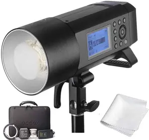 Godox AD400 Pro AD400Pro 400ws GN72 TTL Battery-Powered Monolight, 1/8000 HSS Outdoor Flash Strobe Light, Built-in Godox 2.4G System, 390 Full Power Pops, 0.01-1s Recycle Time, 30w LED Modeling Lamp