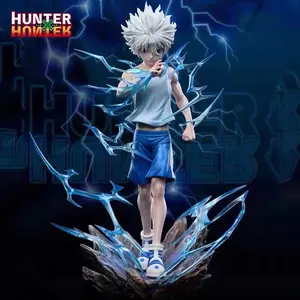 Hunter×Hunter Anime Figures Killua Zoldyck Figure Manga Action Figure PvVC Action Figure Model Statue Collection Decoration Toys