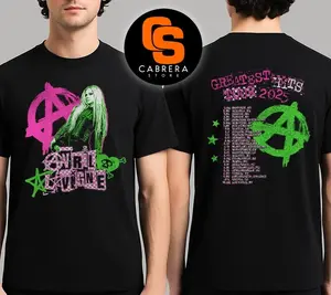 Avril Lavigne Greatest Hits Tour 2025 T-Shirt