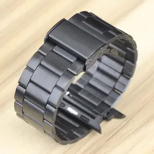 Thin Stainless Steel Watch Band for Apple Watch Series 11/10/9/8/7/se/6/5/4, Metal Strap for Iwatch Ultra 49mm 46mm 45mm 44mm 42mm 41mm 40mm Smart Watch Straps