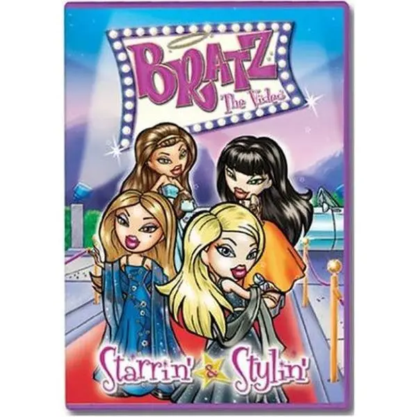Used Soft Cover Book - Bratz The Video: Starrin' & Stylin' (DVD) - English, The Girls With a Passion for Fashion, Very Good Condition, Fashion Enthusiasts, Used Book