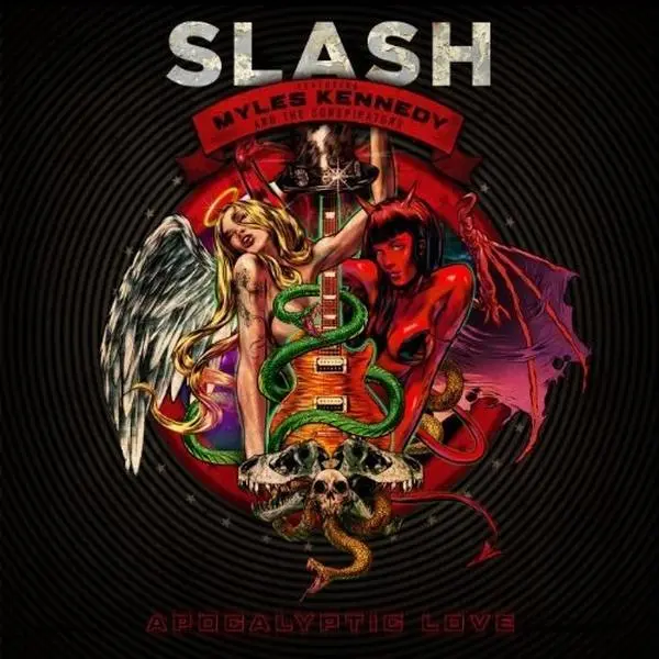 Slash Apocalyptic Love Debut Solo Album [Compact Disc - CD], 2012 English Heavy Metal Full Album with 13 Songs (Track 1: Apocalyptic Love)
