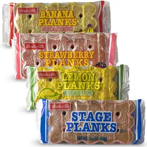 Uncle Al's Stage Planks Ultimate Variety Pack   | Includes Old Fashioned, Lemon, Banana, and Strawberry | 12 Bars