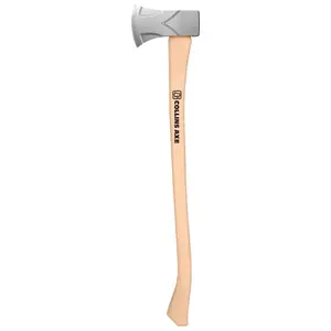 Collins 7598543 35 x 4 lbs Single Bit Hickory Forged Carbon Steel Axe, Assorted