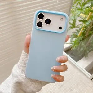 Matte Plain 2-in-1 Cover for iPhone 17 16 15 14 13 12 11 Pro Max Air Pro Plus |   Soft Smooth Touch, Lightweight & Heavy-Duty Dual Layer Protection