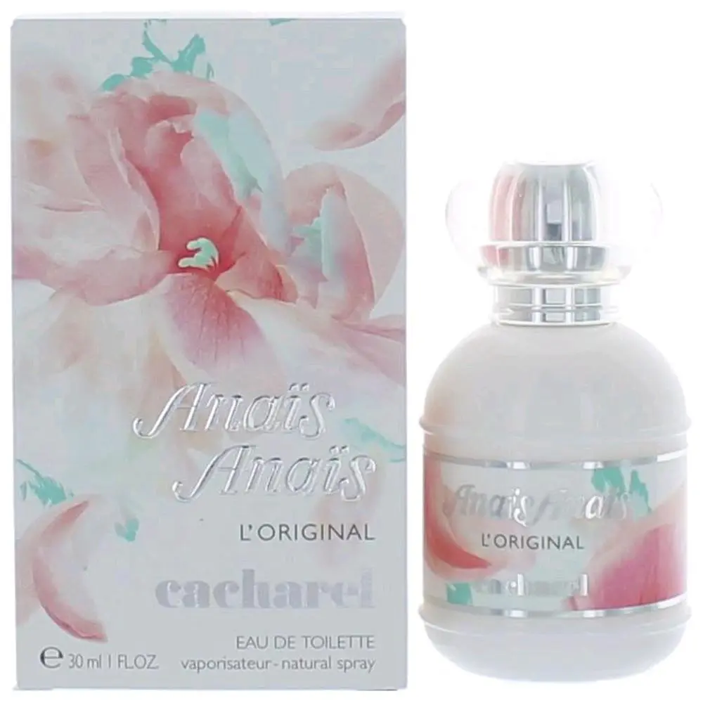 Women's Anais Anais L'Original by Cacharel Fragrance Perfumes - 1 oz EDT Travel Spray, Captivating Daily Wear Fragrance, Glass Bottle