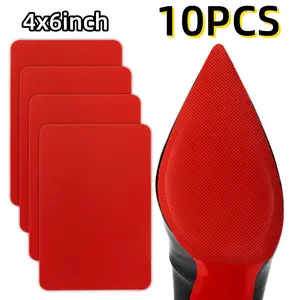 10PCS Shoe Care Set - Self-Adhesive High Heel Sole Protectors, Durable Silicone Non-Slip Covers,Protects and Extends Shoe Life ilicone Anti Slip Shoe Grips Sole Guard
