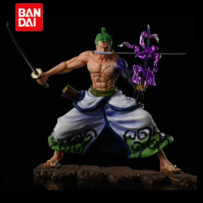 New 20cm One Piece Anime Figure GK Roronoa Zoro Action Figure PVC Collection Cartoon Model Doll Gift Toys Decoration, Collectible Figurine, Japanese Anime