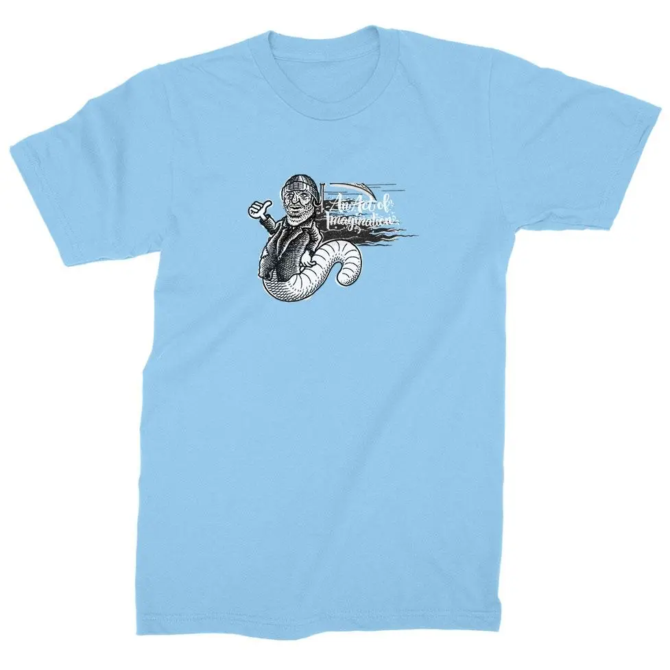 StrangeLove Bukowski Worm T-Shirt (Electric Blue)