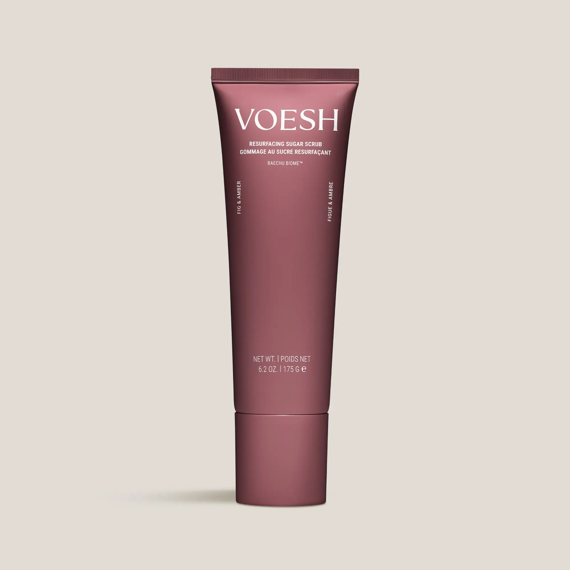 VOESH Resurfacing Sugar Scrub – Triple Action Exfoliating Body Polish with AHA, Red Bean & Botanical Oils for Smooth, Glowing Skin