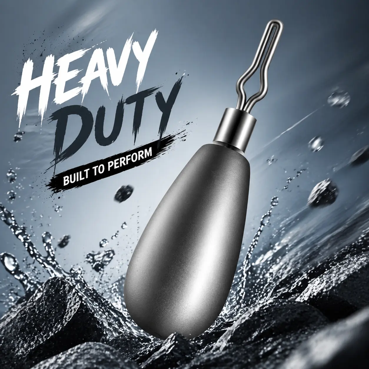 【Apkalyllu】  Premium Lead Fishing Sinkers, Heavy-Duty Drop Shot Weights For Freshwater & Saltwater, Perfect For Casting & Bottom Fishing Tackle