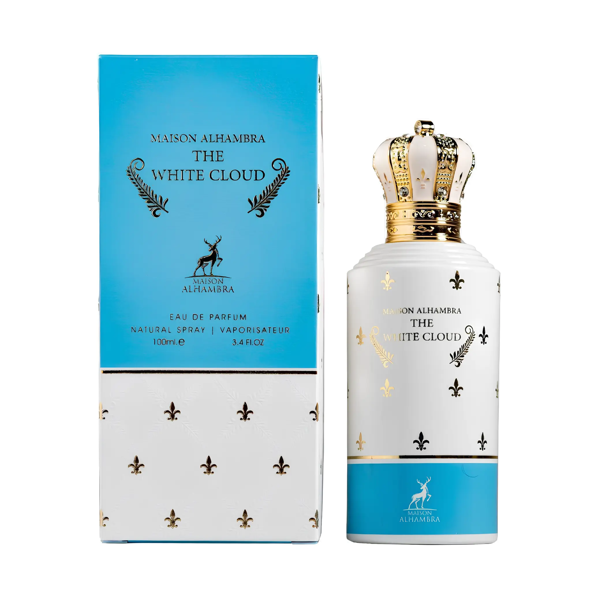Maison Alhambra The White Cloud for Unisex Eau de Parfum spray, 3.4 Ounce