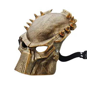 Predator Alien Mask Hunter Warrior Scifi Action Movie Comic Cosplay Bronze Black