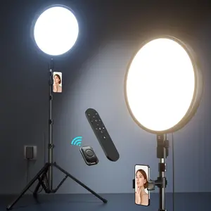 【Flash Sale】Weilisi Large Ring Light with 72" Tripod Stand, 6500K Full-Screen Selfie Ring Light for Live Stream, YouTube, TikTok, Video Recording, Photography, Portable Ring Light Tripod for iPhone/Phone with Remote #SummerVibes