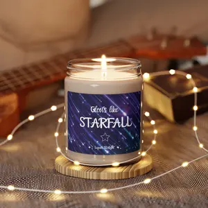 Glows like STARFALL, Bookish Candles, Booktok, ACOTAR, Night Court, SMJ inspired, Velaris City of Starlight Scented Soy Candle, 9oz