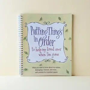 Putting Things in Order Notebook, 1 Count Superhero Theme Adult Life Planning Notebook, Personal Organizer for Home & Office, Finance Checklist Organizer