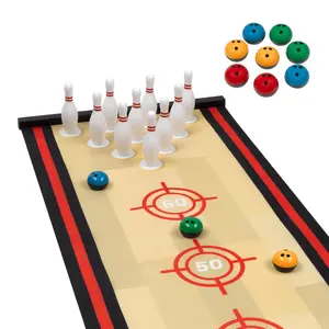 ESPN Tabletop Bowling Game for Kids, Mini Bowling Set for Indoor Games